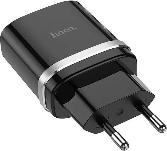 Зарядний пристрій Hoco C12Q Smart QC3.0 3A 18W black - фото 2