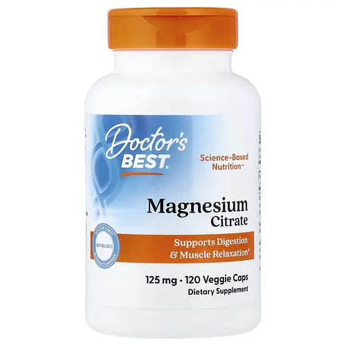 Магній Magnesium Citrate 125 mg 120 капсул Doctor's Best vit0005515