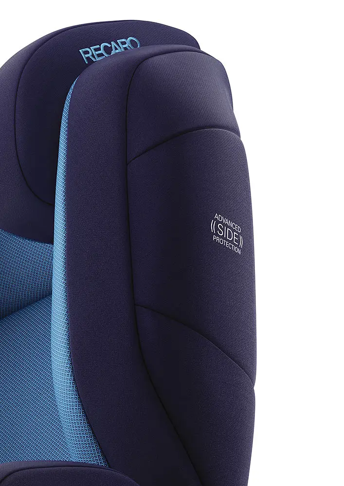 Автокрісло Recaro Monza Nova Evo SeatFix Xenon Blue, блакитний з темно-синім (6159.21504.66) - фото 2