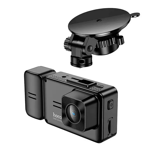 Автомобільний відеореєстратор HOCO DI62, Black, Box - фото 4