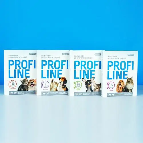 Нашийник ProVET Profiline для котів і собак 35 см зелений інсектоакарицид - фото 6
