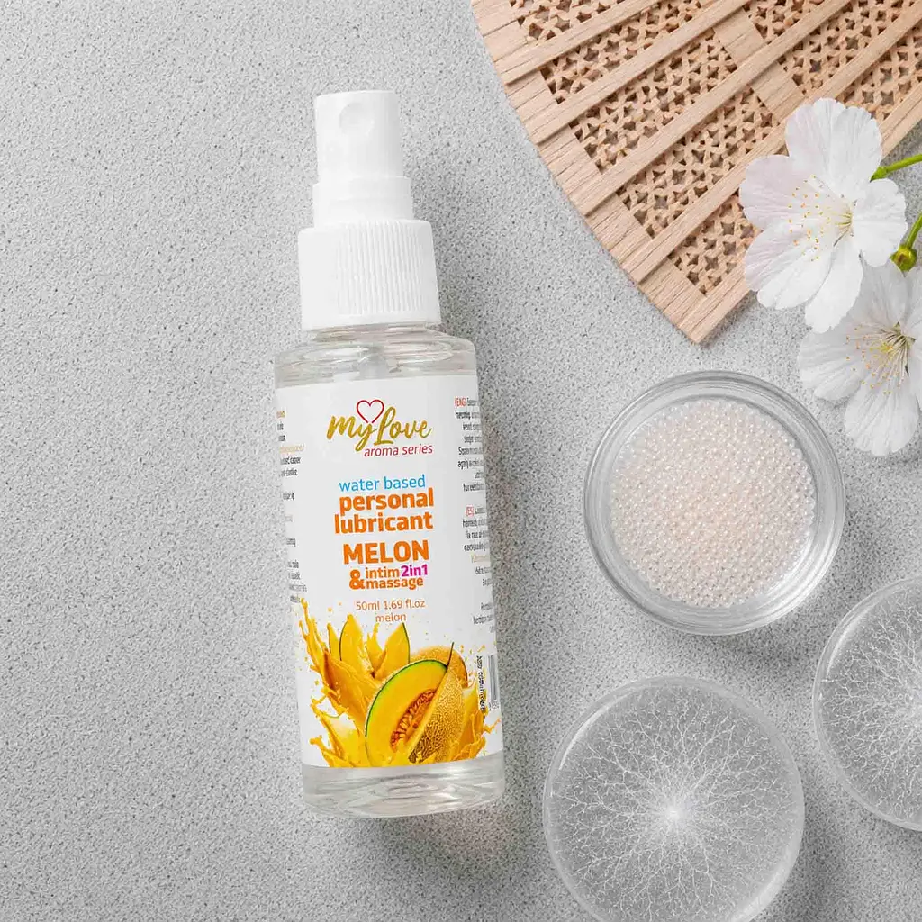 Універсальний лубрикант та масажний гель MyLove Aroma Series Intim&Massage Melon - фото 3