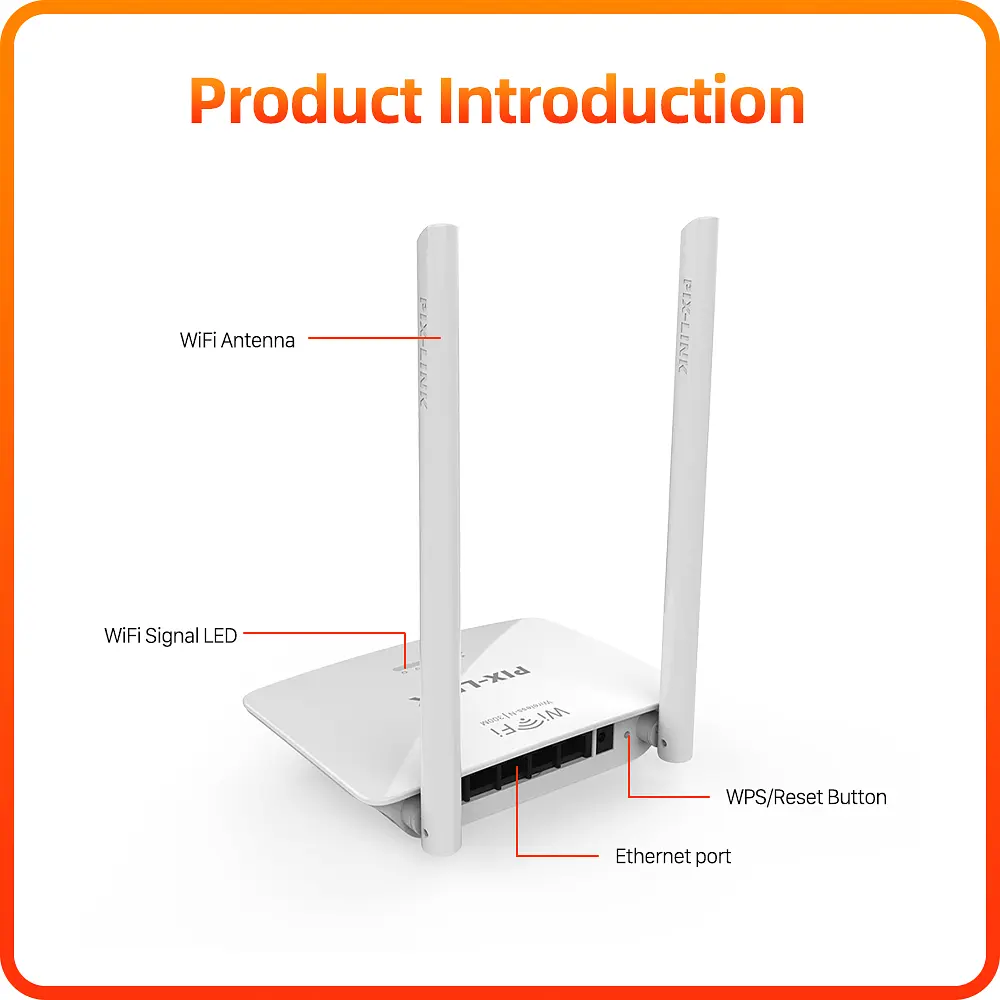 Бездротовий Wi-Fi роутер PIX-LINK LV-WR07M стаціонарний мережевий маршрутизатор White (19183) - фото 10