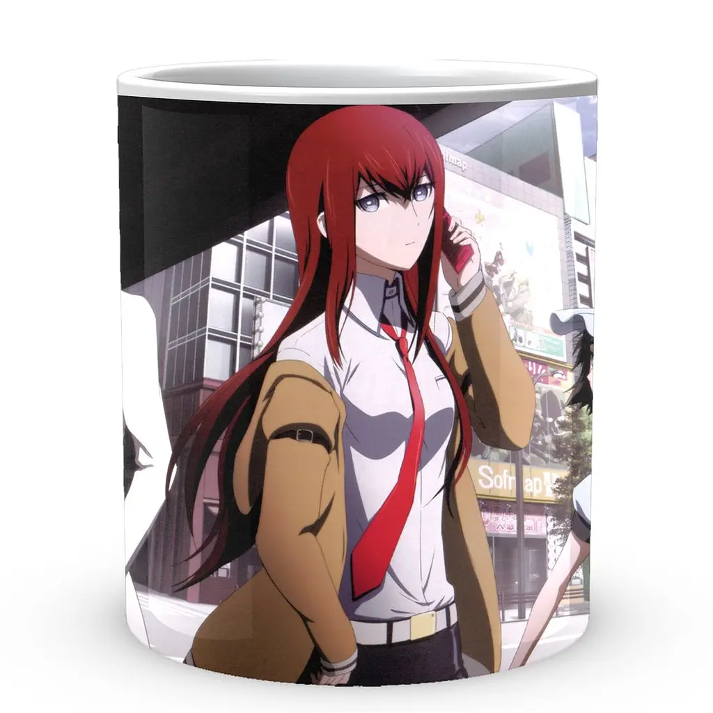 Кружка GeekLand Steins Gate Брама Штейна Макисе Ринтаро Маюри SG 19 330 мл белая - фото 2