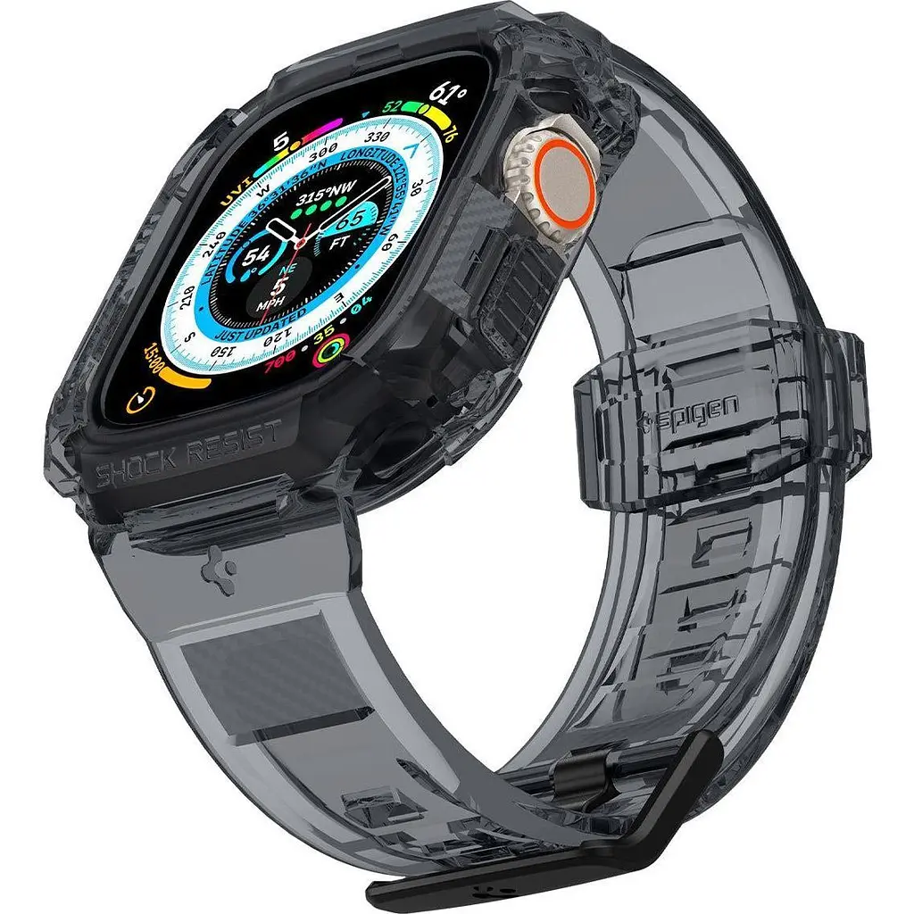 Чохол-ремінець Spigen Rugged Armor Pro для Apple Watch Ultra/Ultra 2 49mm Space Crystal (ACS06028) [149630] - фото 6
