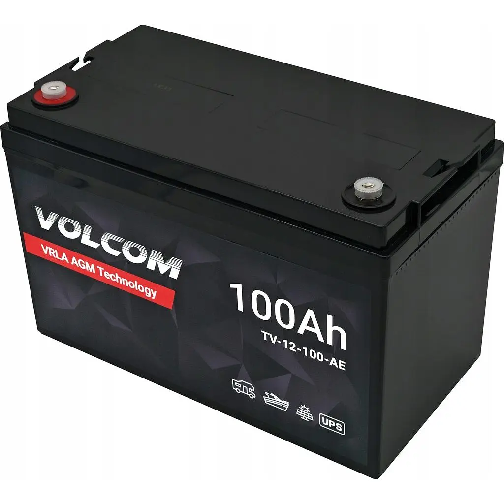 Аккумулятор Rebel AGM Volcom 12V 100Ah VRLA - фото 3