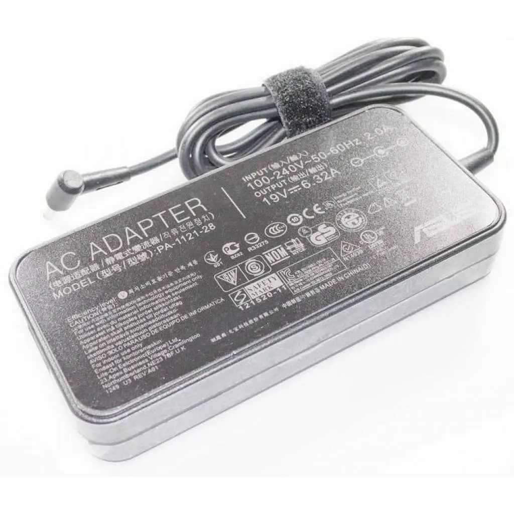 Блок живлення для ноутбука ASUS 120W 19V, 6.32A, раз'ем 4.5/3.0 (PA-1121-28 A15-120P1A / A40161)