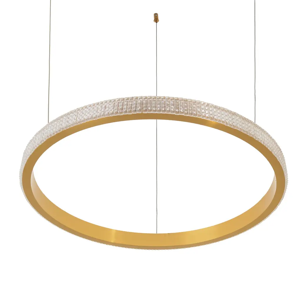 Світильник стельовий Brille підвісний лофт світлодіодний BR-928S/54W WW 60" G - фото 2