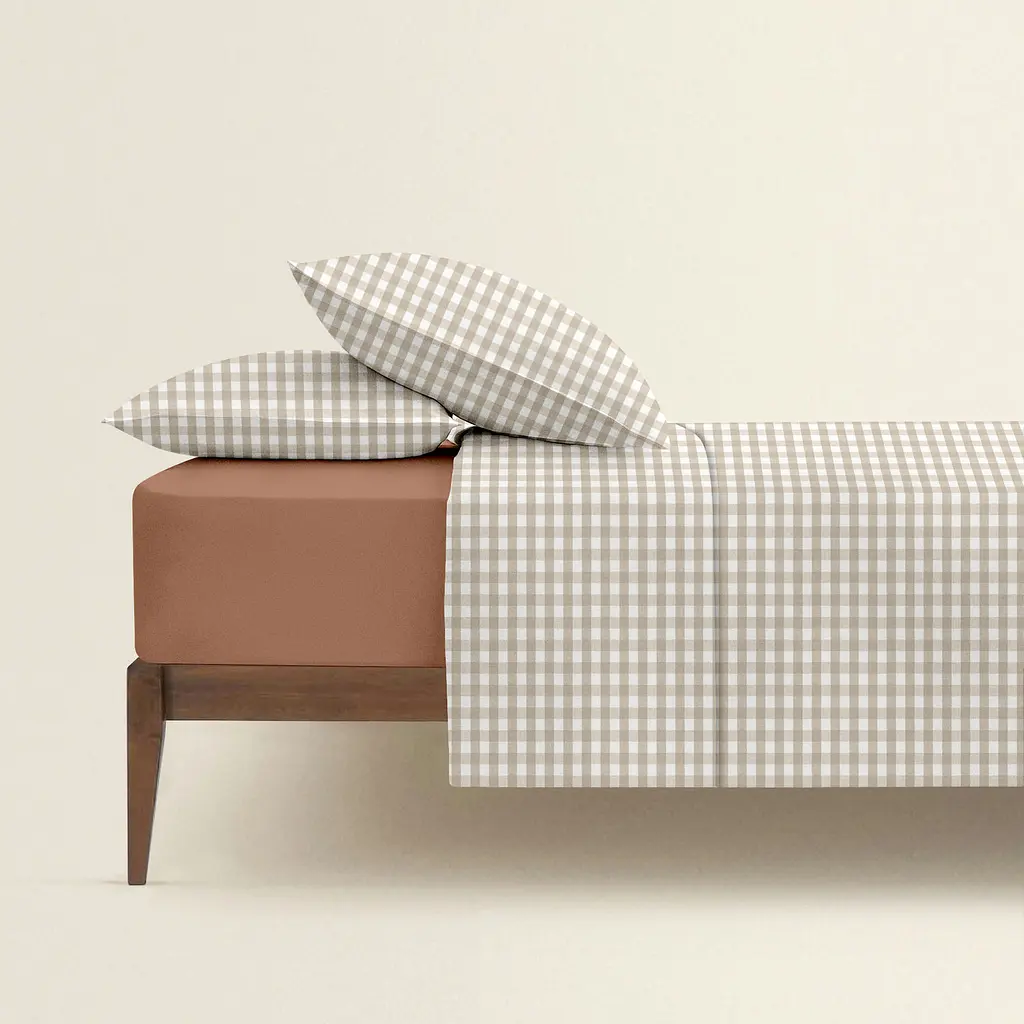 Підковдра двоспальна 180х220 BEIGE CHECK COSAS (4822052401859) - фото 2