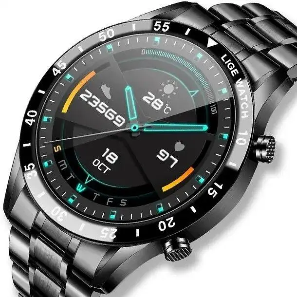 Смарт-годинники чоловічі Lige Smart Power Nano BW0220 Black (15247) - фото 2