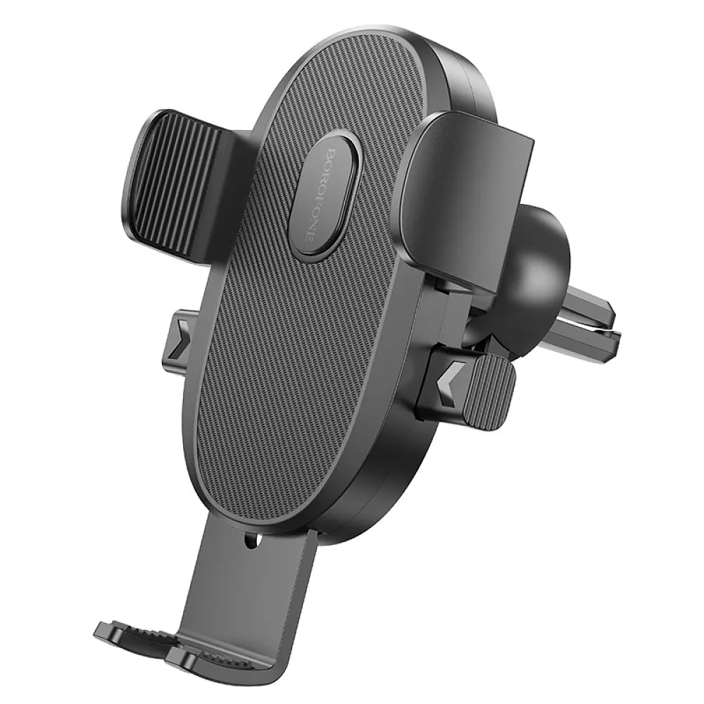 Автотримач для телефона Borofone BH92 Grand one-button car holder(air outlet) чорний - фото 2