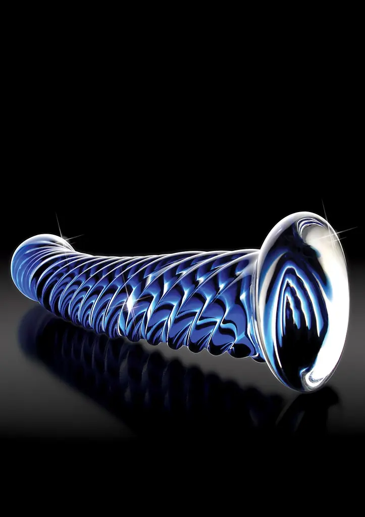Фалоімітатор Icicles Model 29 19 см синій - фото 3