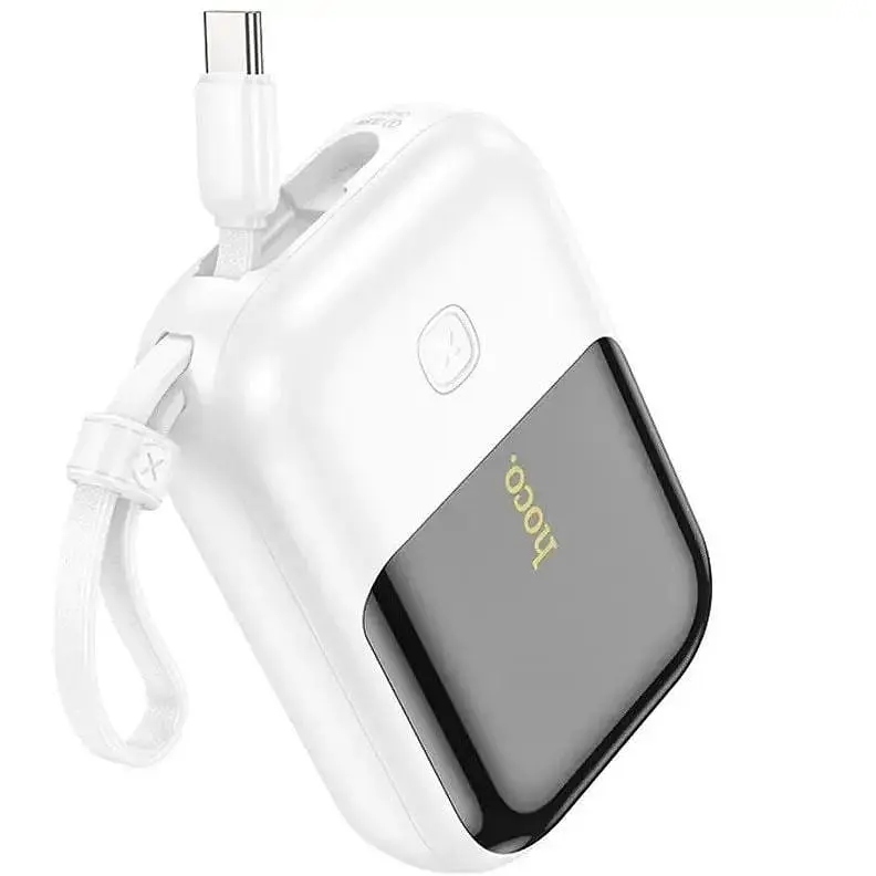 Павербанк Hoco Q20 Fountain 22.5W+PD22W 10000 mAh White - фото 2