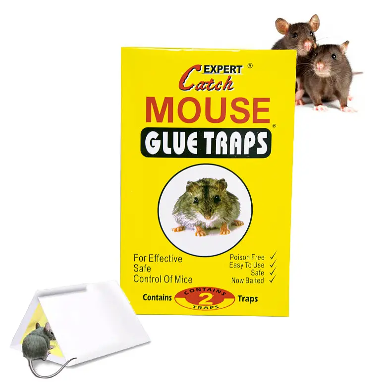 Липкая ловушка для мышей мышеловка клейкая для дома 2 листа клейких - фото 2