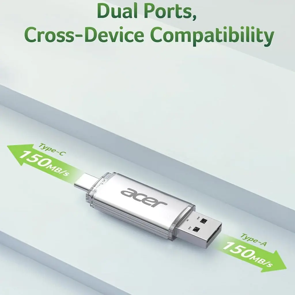 USB флеш-накопичувач Acer UT300 16GB USB 3.2 Metal (BL.9BWWA.587) - фото 7