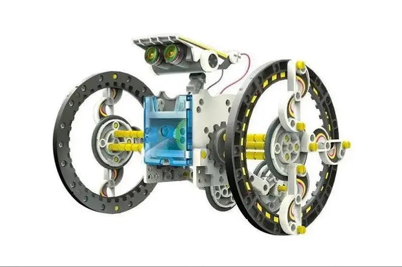 Робот-конструктор на сонячних батареях Solar Robot Kit 14 в 1 у коробці - фото 4