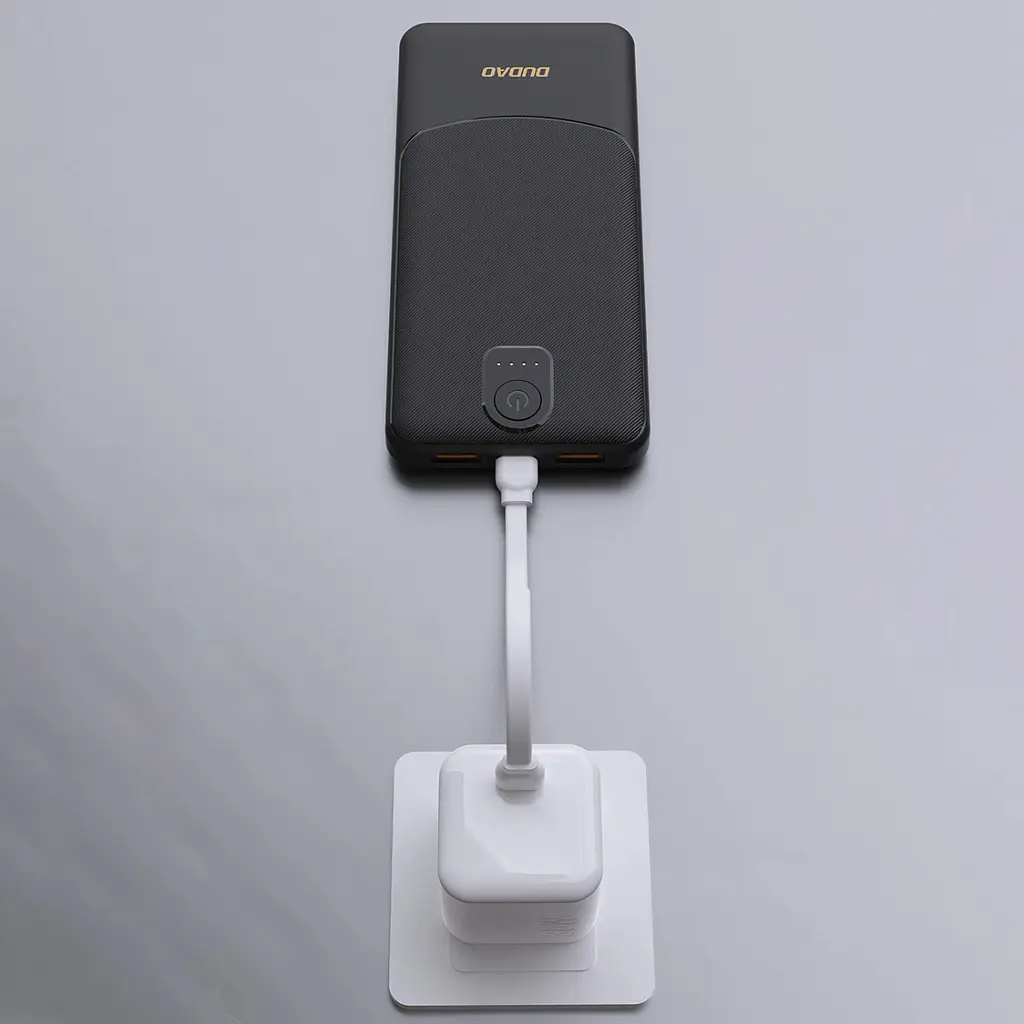 Універсальна мобільна батарея Dudao 10000mAh K10 12W 2xUSB-A,USB-C (IN) Чорний - фото 4