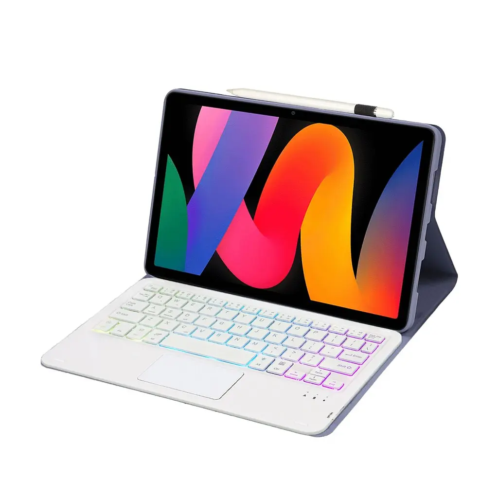 Чохол клавіатура для Xiaomi Redmi Pad 2 11 2025 Bluetooth Keyboard Фіолетовий - фото 5