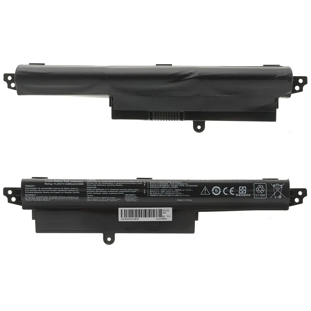 Акумулятор Asus A31N1302 (X200CA, X200MA, X200LA, F200CA) 11.1V 2200 mAh Black