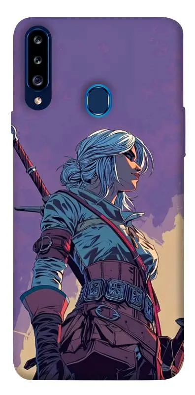 TPU чохол Demsky The witcher ciri для Samsung Galaxy A20s
