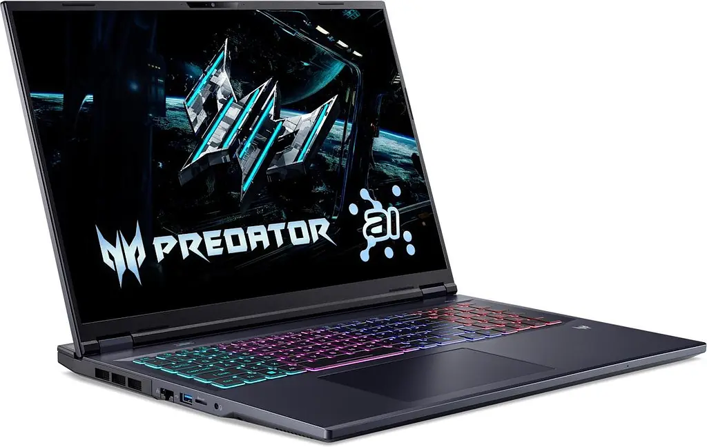 Ноутбук Acer 18 Predator Helios Neo 18 PHN18-72 WQXGA IPS/Intel U9-275HX/32GB/1TB/RTX 5070 Ti 12GB/DOS/Black (NH.QVMEU.005) - фото 8