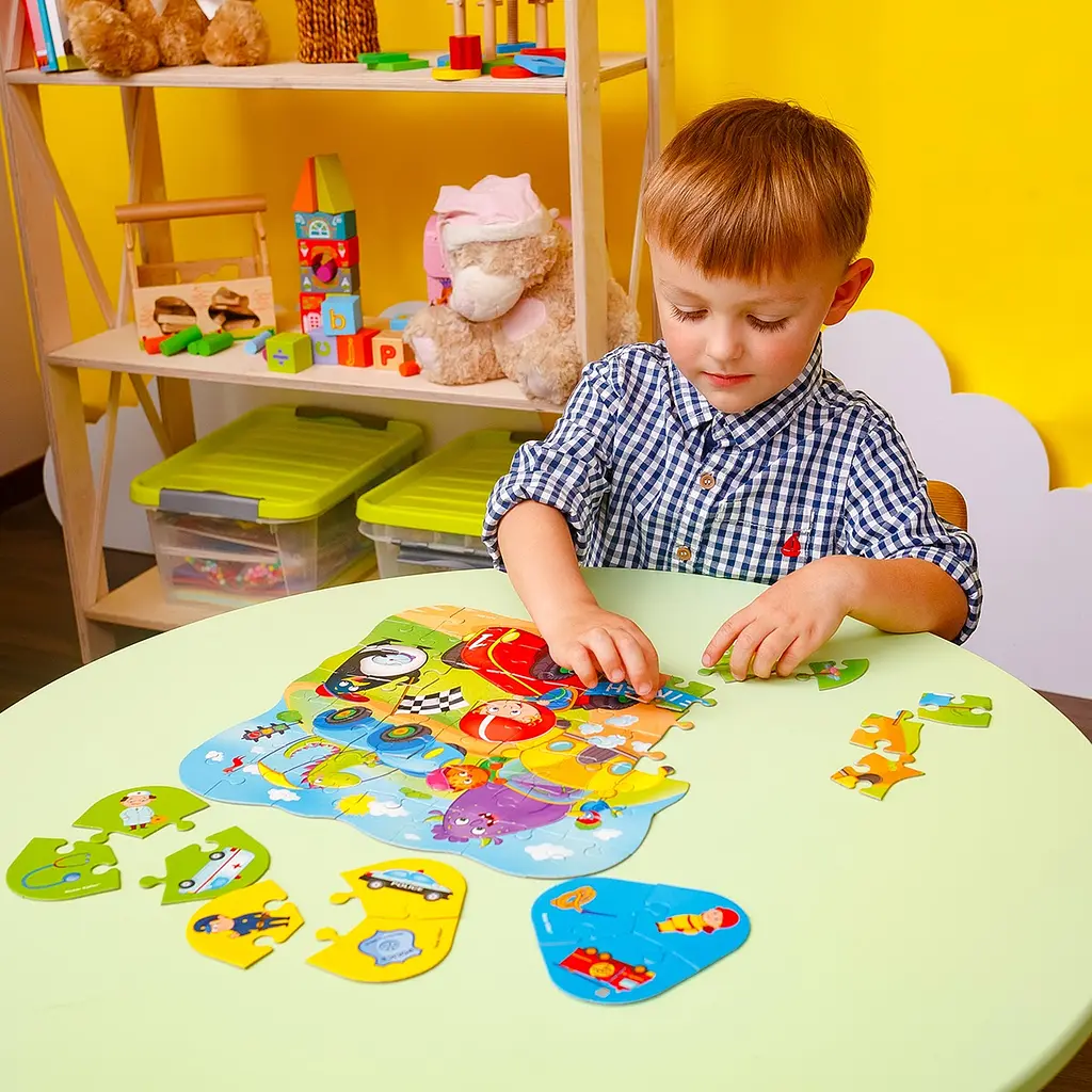 Пазли Vladi Toys 2 в 1 Машинки, з міні-грою, 49 елементів (RK1140-03) - фото 6