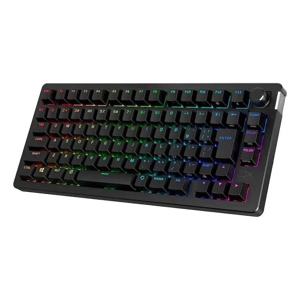 Клавіатура бездротова HyperX Alloy Rise 75 Red RGB UA Black (91Y91AA) - фото 3