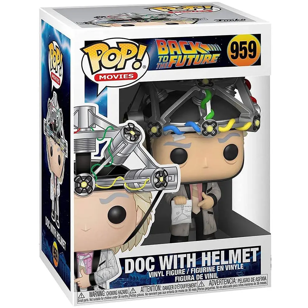 Ігрова фігурка Funko Pop! Back to the Future Doc with helmet (46914) - фото 4
