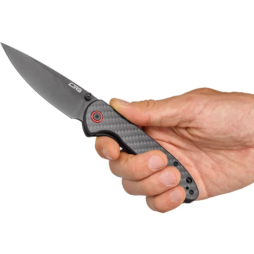 Ніж CJRB Feldspar Black Blade Carbon Fiber - фото 5