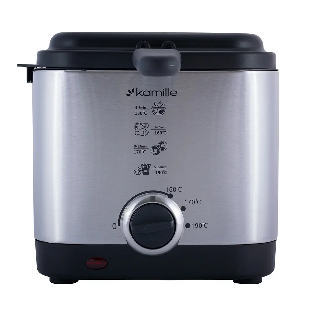 Фритюрниця Kamille KM-6812 900W 1.5л. - фото 5
