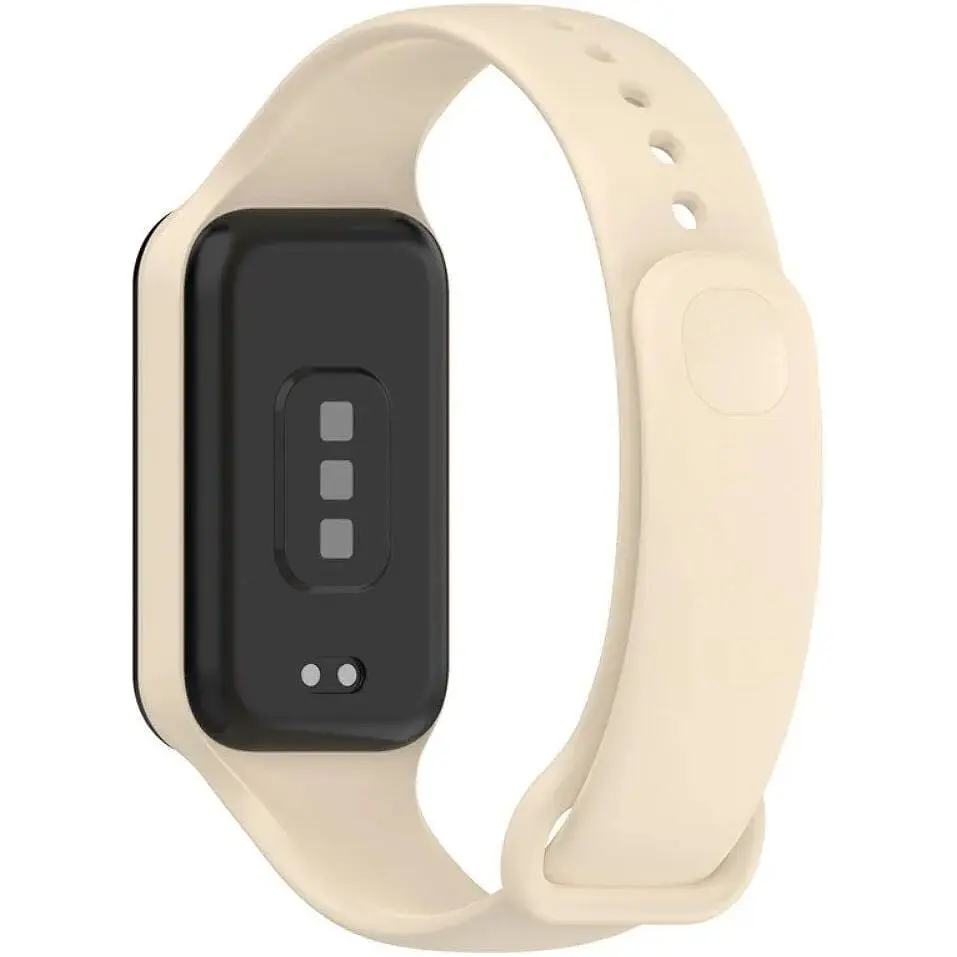 Силіконовий ремінець BeCover для Xiaomi Redmi Smart Band 2 Beige (709363) - фото 2