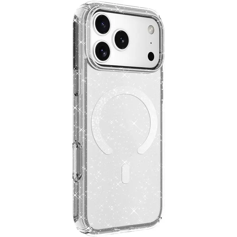 Чохол TPU Eclipse Sparkle Magnetic Fit для Apple iPhone 17 Pro (6.3") Clear - фото 2