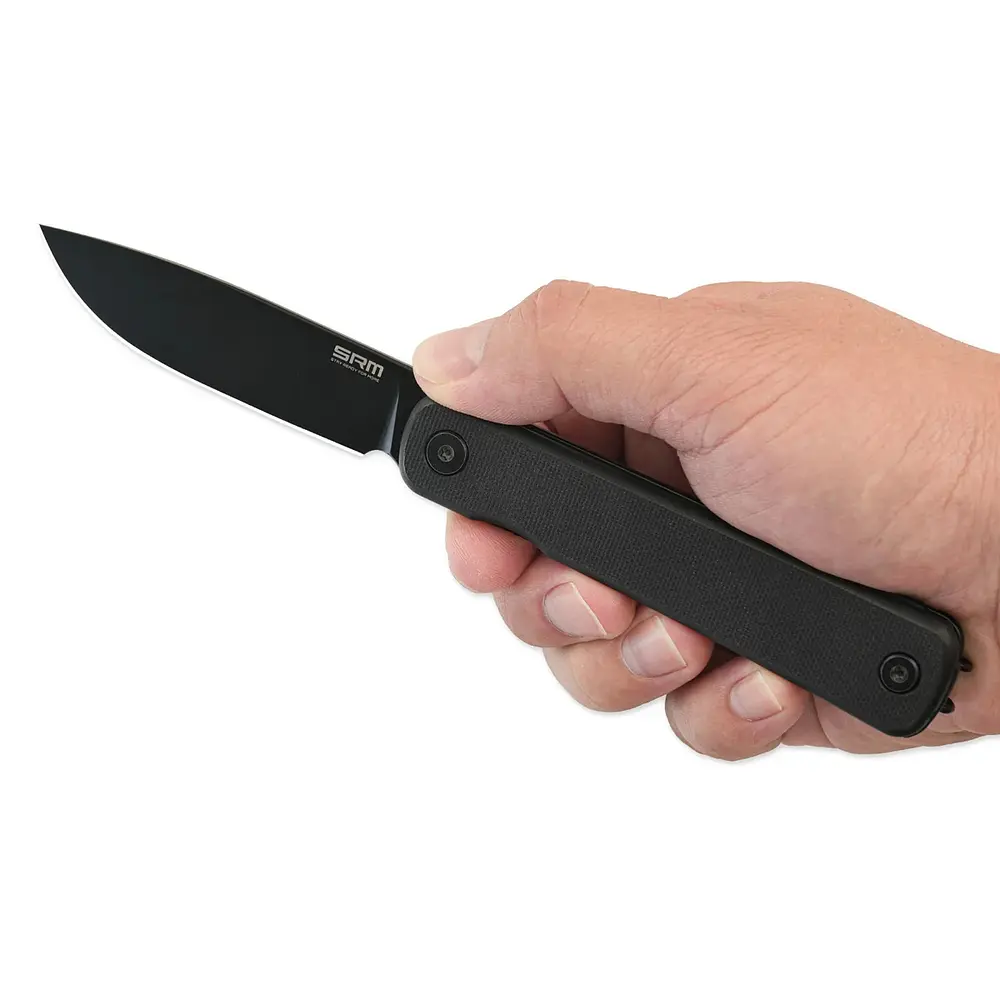 Ніж складаний туристичний SRM Palfrey 135L-GB (8.3 см) 14C28N / G10 чорний - фото 9