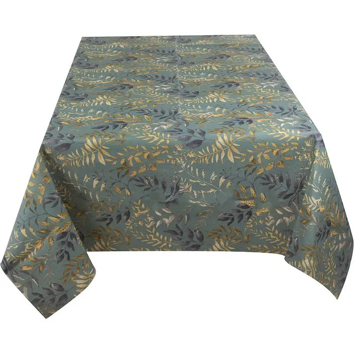 Скатертина водовідштовхувальна Lefard Home Textile Maracaibo 140х140 см зелена (715-370) - фото 2