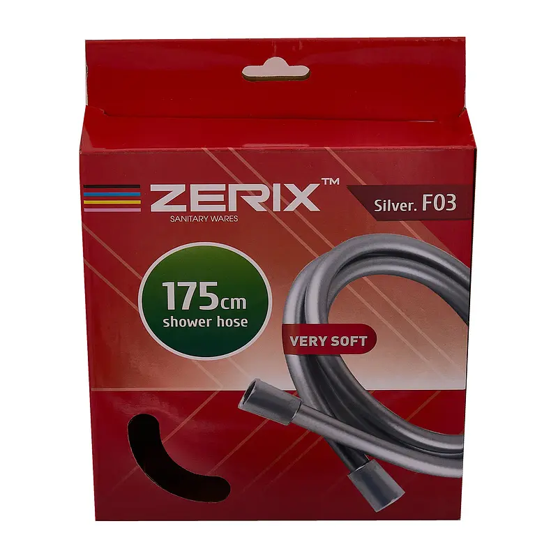Шланг для душу Zerix Silver.F03 175 см ZX5685, Хром - фото 2