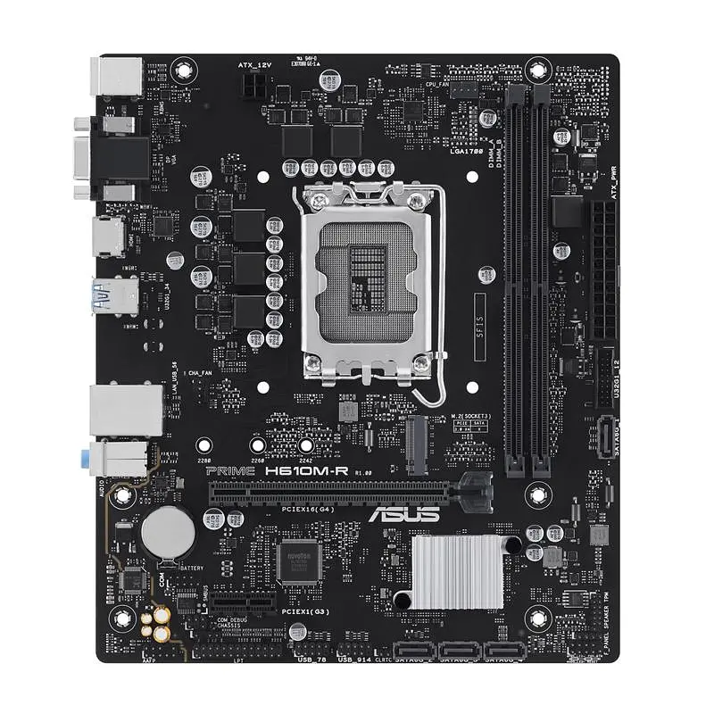 Материнская плата PRIME H610M-R-SI s1700 H610 2xDDR5 M.2 HDMI D-Sub DP mATX White BOX WITH ACCE Asus teh0019022 - фото 2