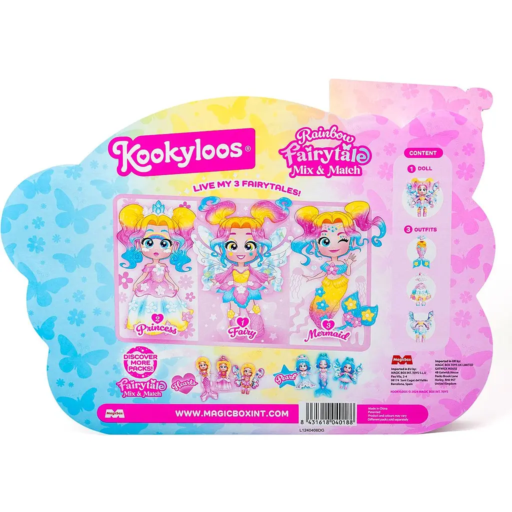 Ігровий набір з лялькою Kookyloos серії Fairytale - Рейнбоу (PKLSP106IN210) - фото 7