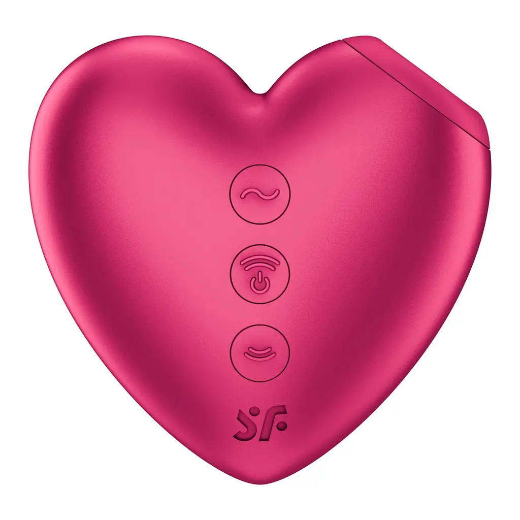 Стимулятор Satisfyer Cutie Heart Battery Series Вакуумний -серце з вібрацією - фото 3
