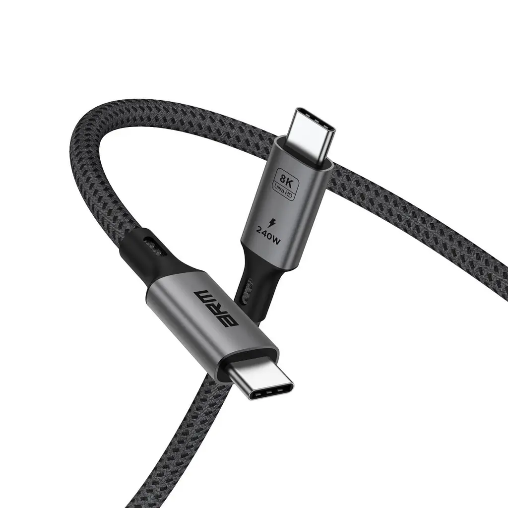 Кабель ArmorStandart USB 4.0 USB-C - USB-C 240W 8K 60hz 40Gbps 1m Black (ARM81921) - фото 4
