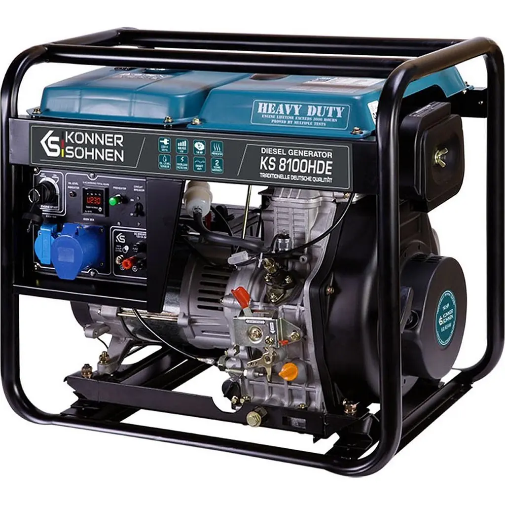 Генератор дизельний Konner&Sohnen KS 8100HDE [128990] - фото 3
