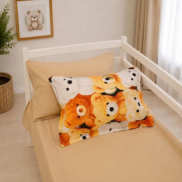Наволочка MirSon Ranforce Elite Teddy Honey 70 x 70 см (2200013686781) - фото 8