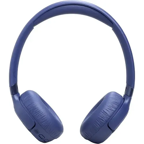 Навушники бездротові JBL Tune 680NC, Blue, Bluetooth, Mini jack 3.5 мм, USB-C, мікрофон, ANC, 32 Ом, 98 дБ, 690 мА·год, час роботи до 76 год, радіус дії до 10 м, кабель 1.2 м (JBLT680NCBLU) - фото 2