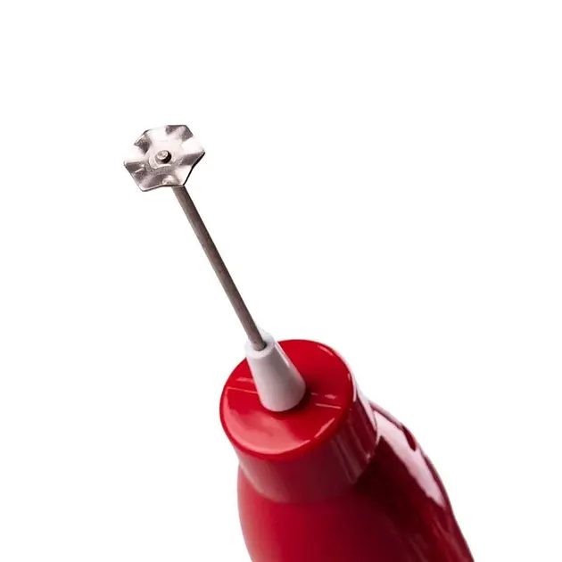 Ручний спінювач капучинатор Sokany SK-1733 для збивання молока червоний 25 Вт - фото 4