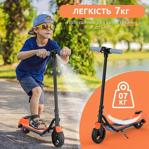 Детский электросамокат GIANT Kids ES1 LED Синий - фото 12