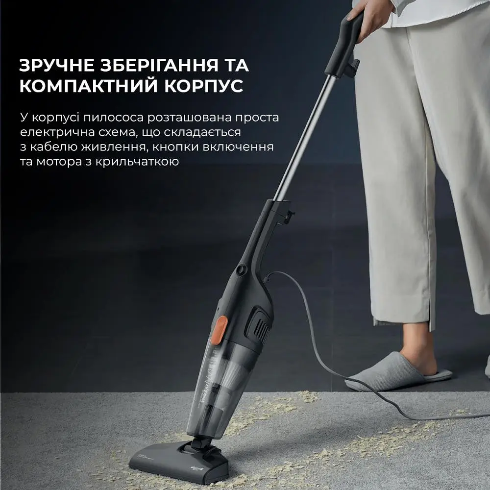 Ручной пылесос Deerma Corded Hand Stick Vacuum Cleaner (DX115C) - фото 7