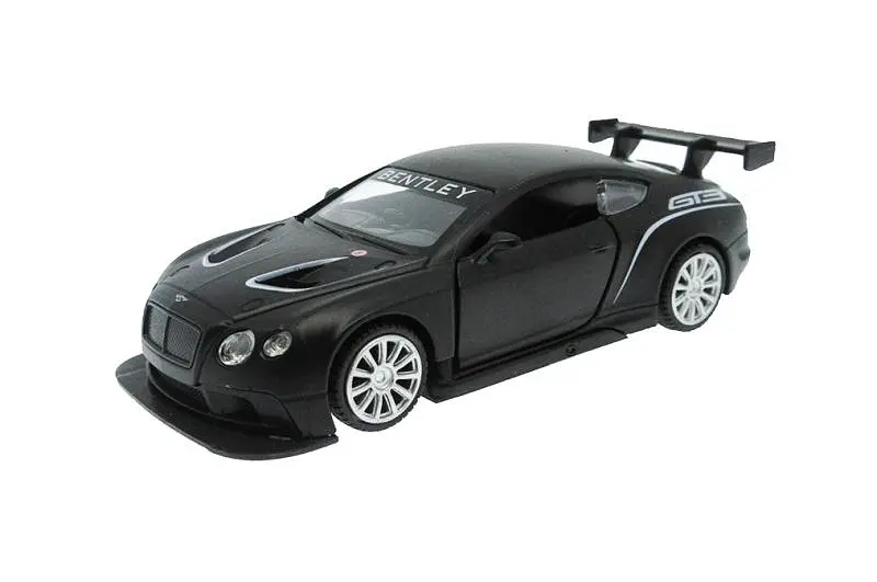 Іграшкова гоночна машинка Bentley Continental GT3 TechnoDrive 250259 чорний матовий - фото 2