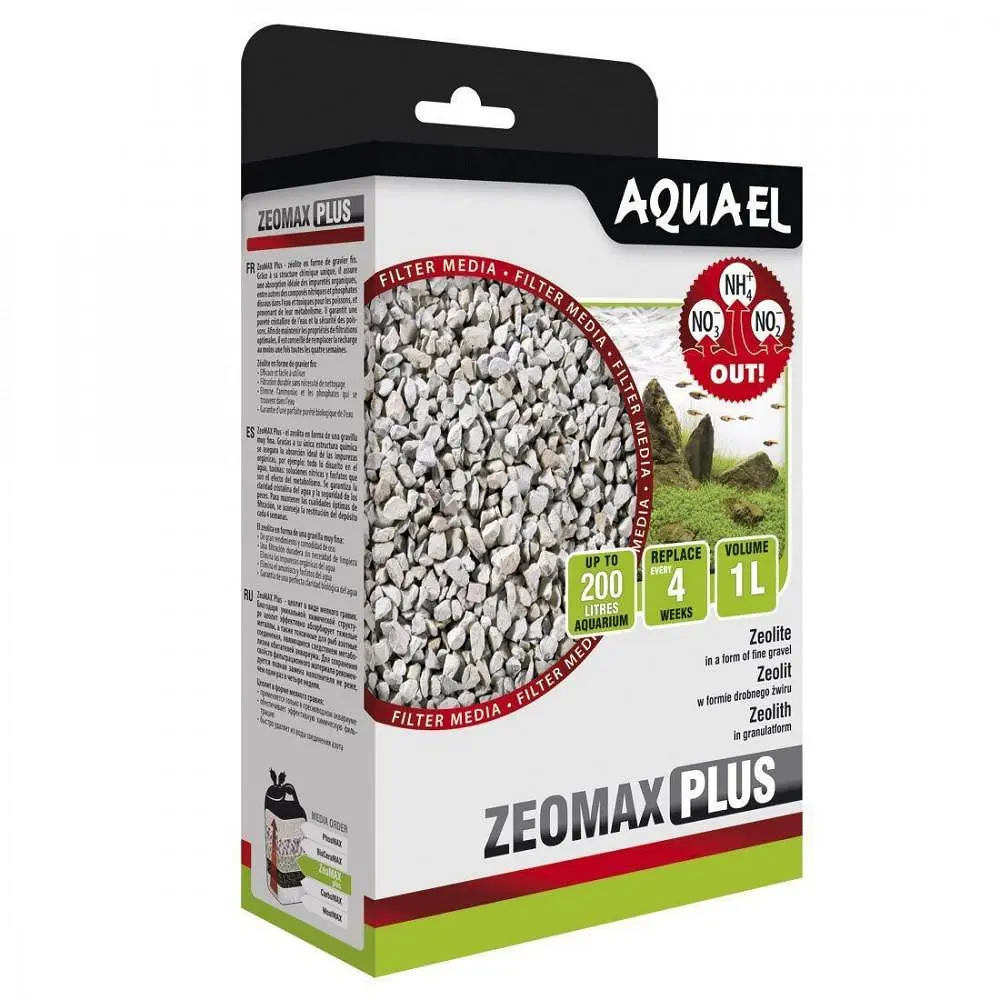 Наполнитель для фильтра Aquael ZeoMax Plus цеолит 1л - фото 2