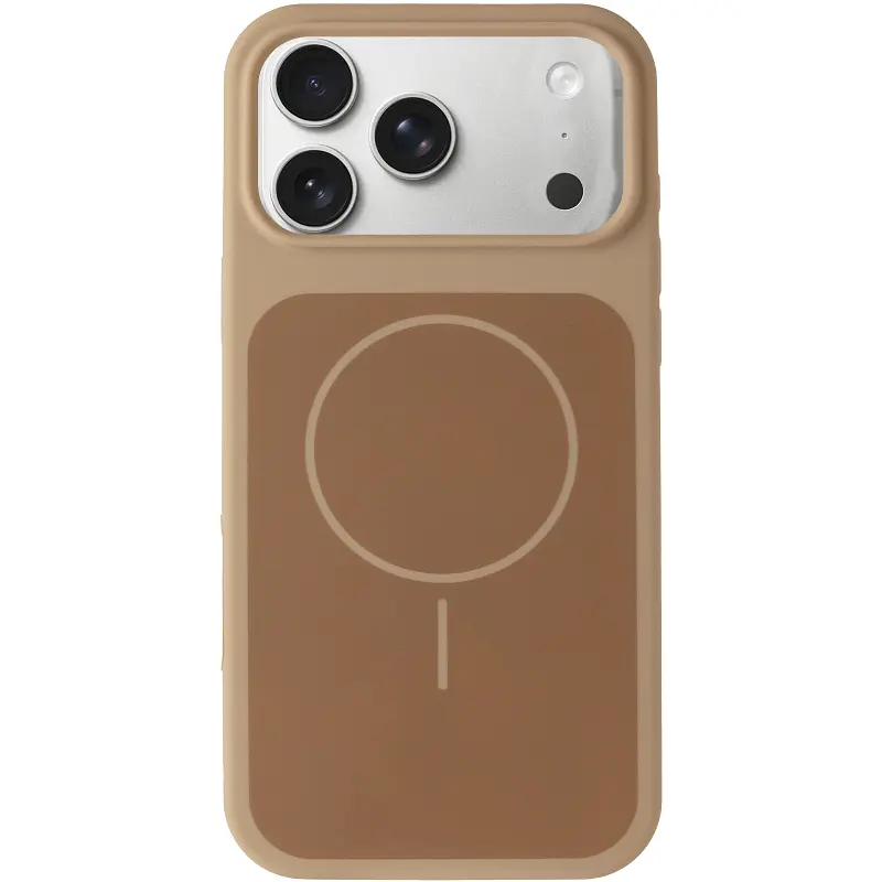 Чохол Epik Silk Duo Color (AA) NO LOGO with Magnetic Fit для Apple iPhone 17 Pro Max / 18 Pro Max (6.9") Desert Gold - фото 2