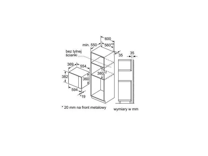 Встраиваемая микроволновая печь Bosch BEL554MS0 - фото 6