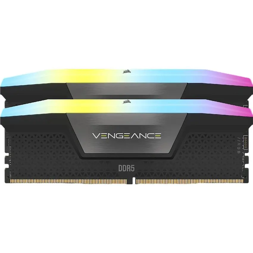 Модуль пам'яті DDR5 Corsair Vengeance RGB 2x8 ГБ 5200 МГц чорний (CMH16GX5M2B5200C40) [176505] - фото 2